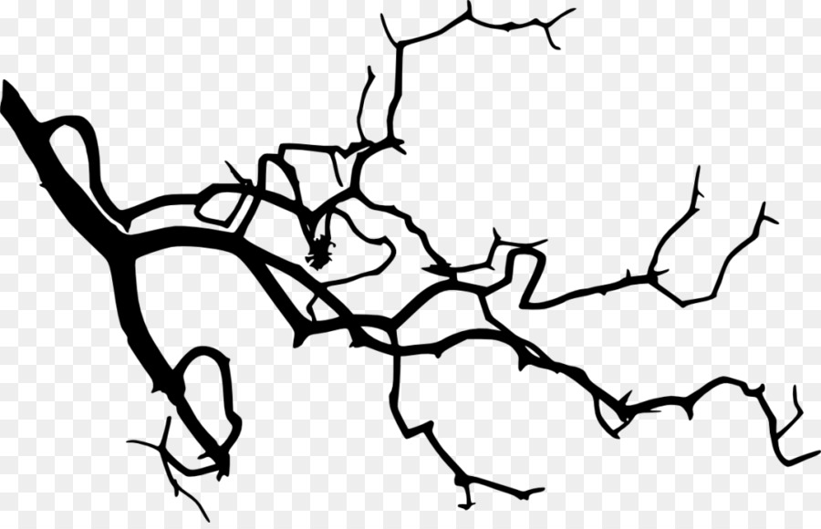 Twig Branch Tree Silhouette Leaf - tree png download - 1024*652 - Free Transparent  png Download.
