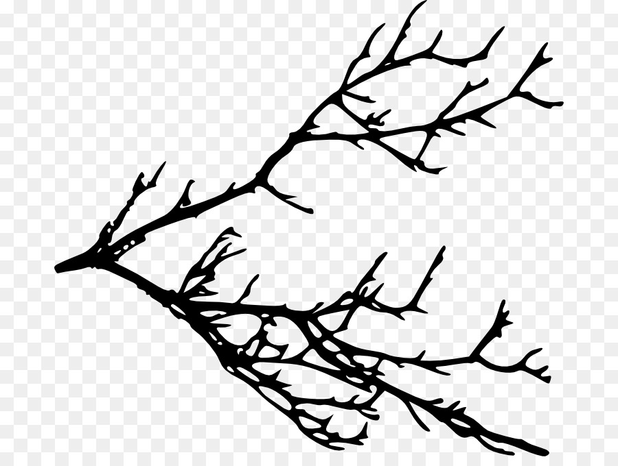 Twig Silhouette Branch Clip art - Silhouette png download - 742*666 - Free Transparent Twig png Download.