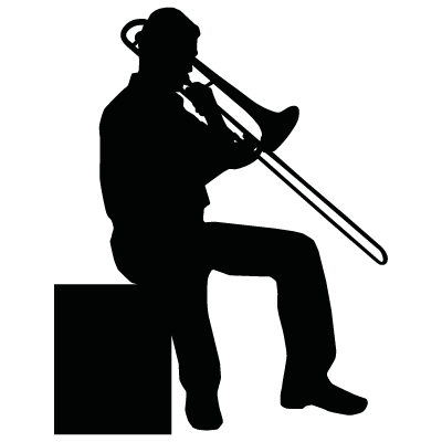 Trombone Silhouette Musician Mellophone Musical Instruments - trombone ...