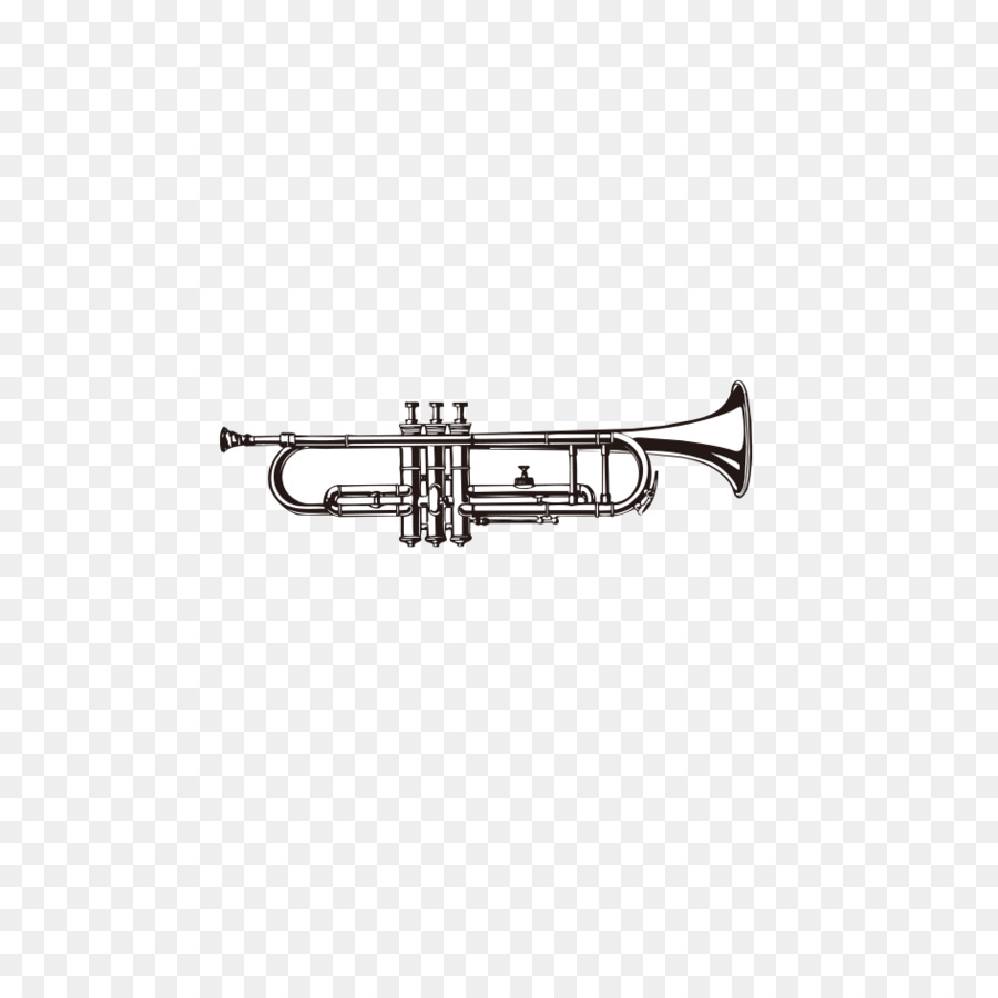 Musical instrument Trombone Brass instrument Royalty-free - Trombone Silhouette png download - 945*945 - Free Transparent  png Download.