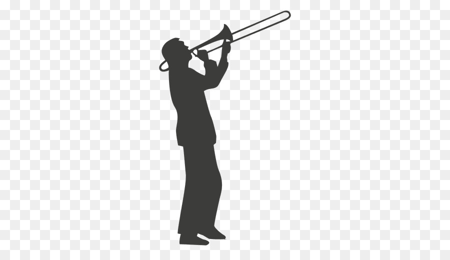 Trombone Silhouette Trumpet Musical Instruments - trombone png download - 512*512 - Free Transparent  png Download.