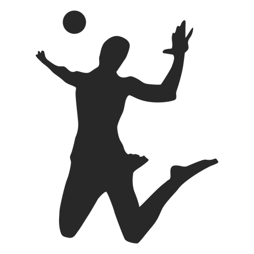 Silhouette Volleyball player Clip art Portable Network Graphics ...