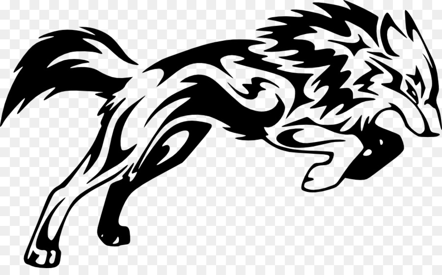 Gray wolf Tattoo Coyote Tribe Clip art - tribes png download - 974*591 - Free Transparent Gray Wolf png Download.