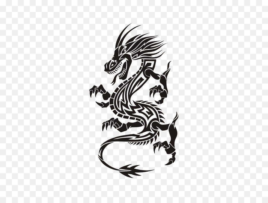 China Chinese dragon - tattoo designs simple png download - 439*673 - Free Transparent China png Download.