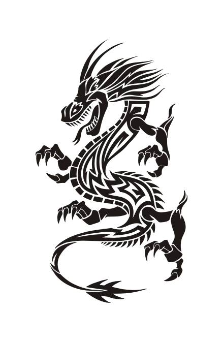 China Chinese dragon - tattoo designs simple png download - 439*673 ...