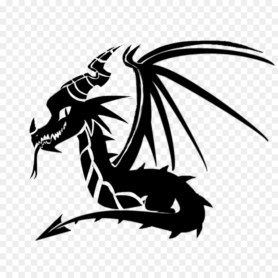 Free Simple Dragon Silhouette, Download Free Simple Dragon Silhouette ...