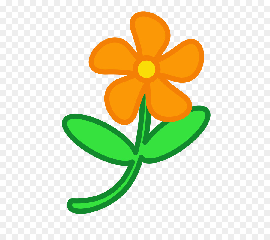 Flower Clip art - Simple Flower Cliparts png download - 566*800 - Free Transparent Flower png Download.