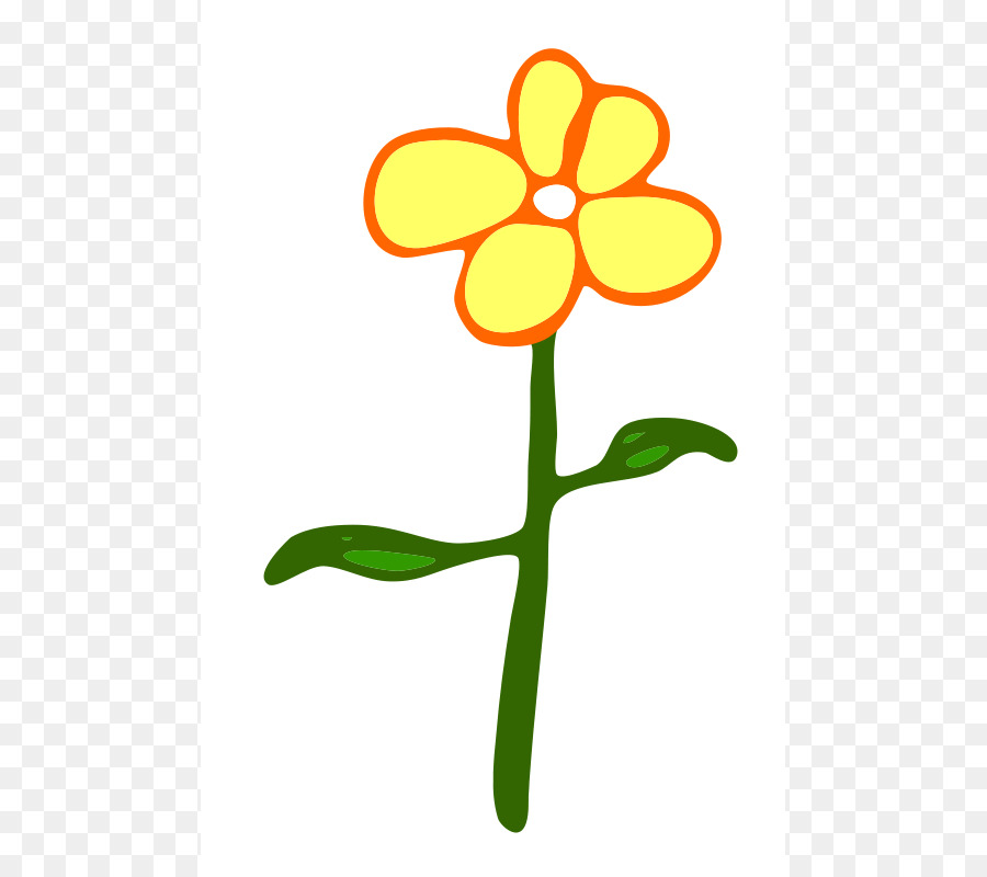 Flower Cartoon Clip art - Simple Flower Cliparts png download - 533*800 - Free Transparent Flower png Download.