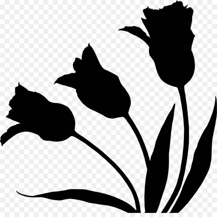 Tulip Clip art Plant stem Leaf Silhouette -  png download - 1280*1256 - Free Transparent Tulip png Download.