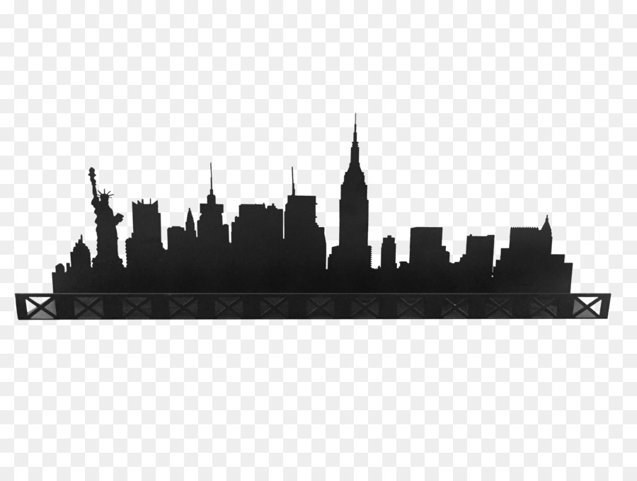 Manhattan Skyline Sticker Decal Illustration - new york city christmas png download - 3264*2448 - Free Transparent Manhattan Skyline png Download.