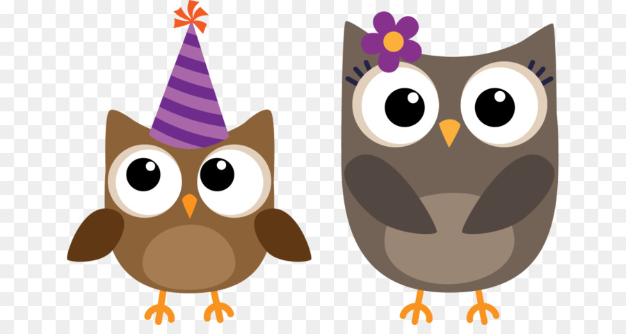 Owl Birthday cake Party - Simple hand-painted cartoon owl hat mother png download - 1149*596 - Free Transparent Owl png Download.