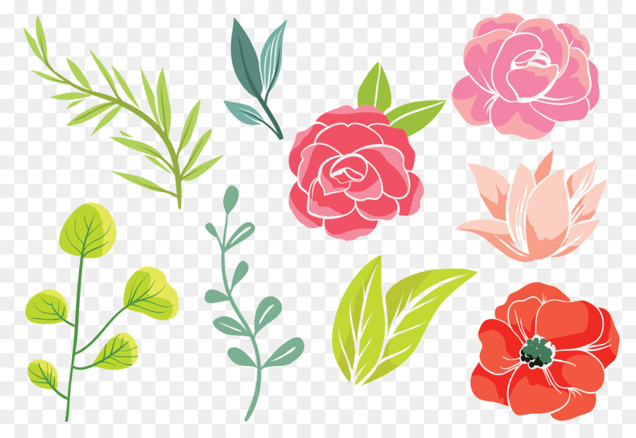 Simple Flowers Flower Designs Floral Ornament CD-ROM and Book Clip art - body painting png download - 2500*1717 - Free Transparent Simple Flowers png Download.