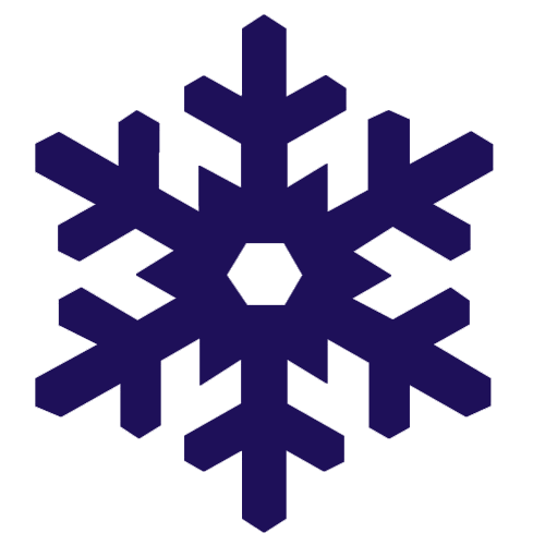 simple snowflake vector png