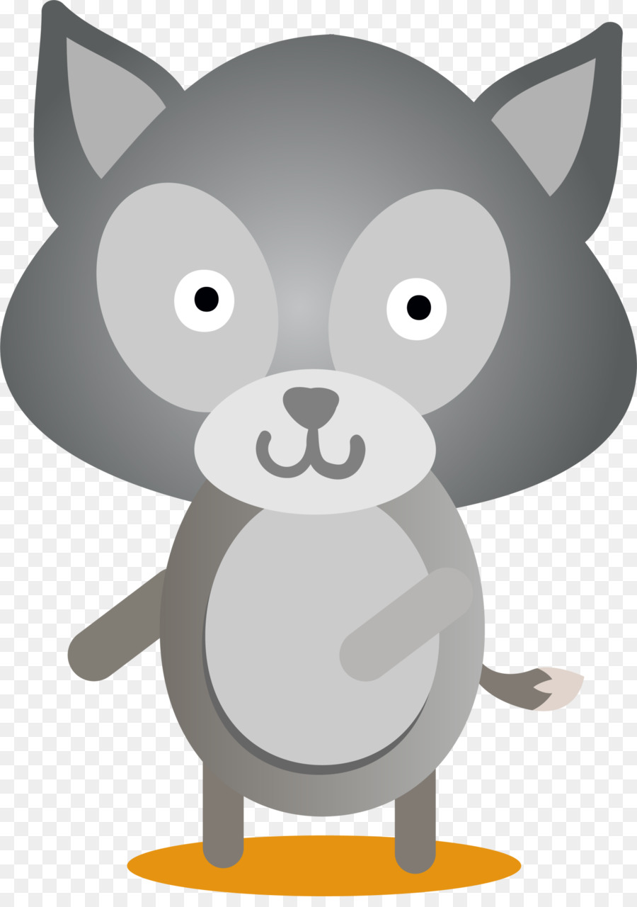 Gray wolf Cartoon Drawing - Cartoon simple Wolf png download - 1500*2109 - Free Transparent Gray Wolf png Download.