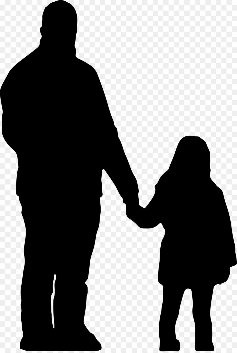 Father Daughter Silhouette Parent Clip art - father png download - 1528*2265 - Free Transparent Father png Download.