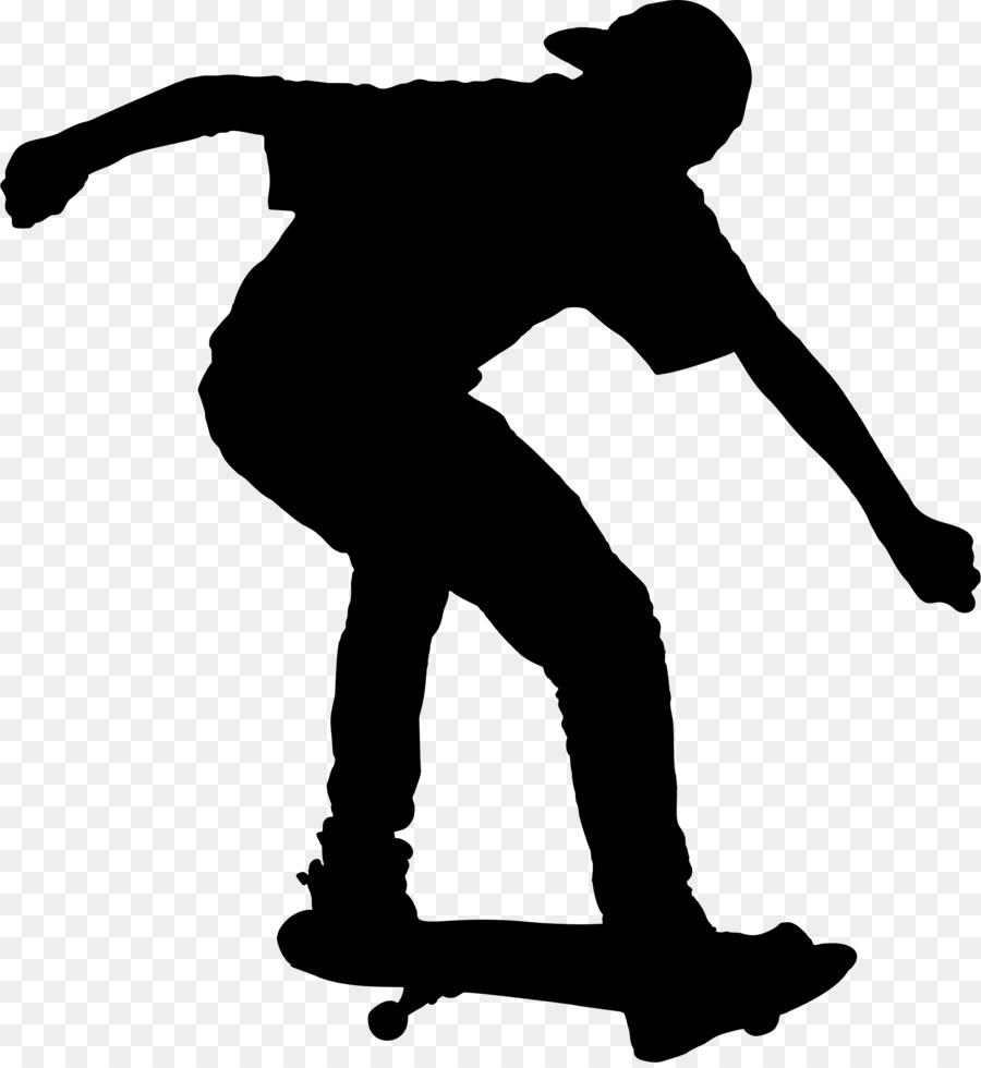 Skateboarding Silhouette Clip art - skate png download - 2080*2253 - Free Transparent Skateboard png Download.