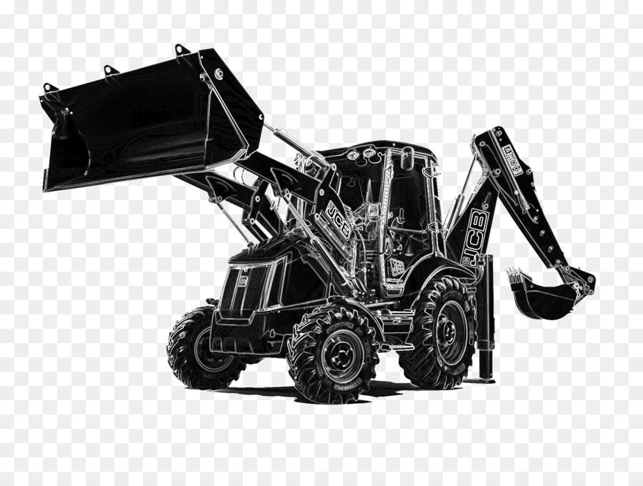 Backhoe loader Excavator JCB Forklift Skid-steer loader - excavator png download - 1772*1329 - Free Transparent Backhoe Loader png Download.