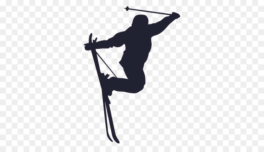 Silhouette Skiing Ski jumping - jump clipart png download - 512*512 - Free Transparent Silhouette png Download.