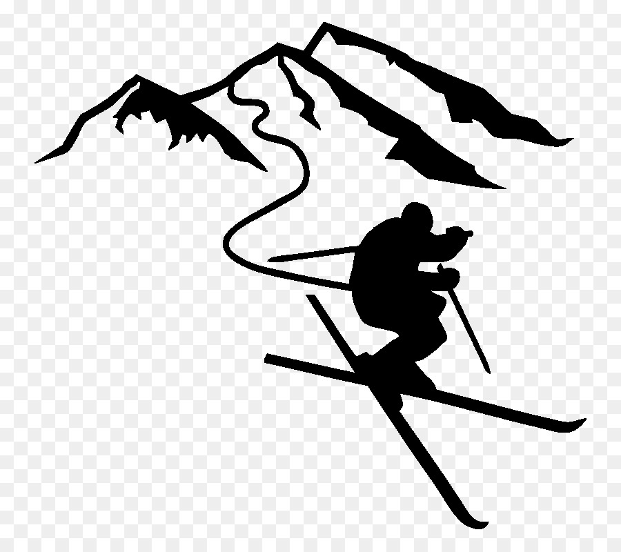 Free Skier Silhouette, Download Free Skier Silhouette png images, Free ...