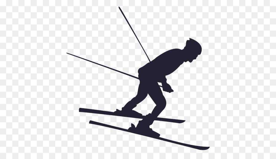 Ski Poles Silhouette Nordic skiing - Snowboarding png download - 512*512 - Free Transparent Ski Poles png Download.