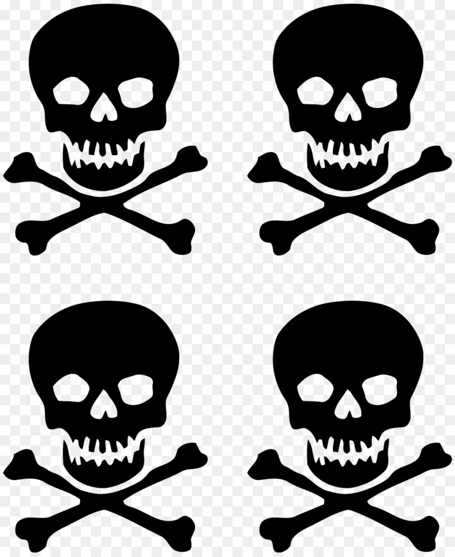 Skull and crossbones Sticker Wall decal T-shirt - Bad Smell png download - 984*1200 - Free Transparent Skull And Crossbones png Download.