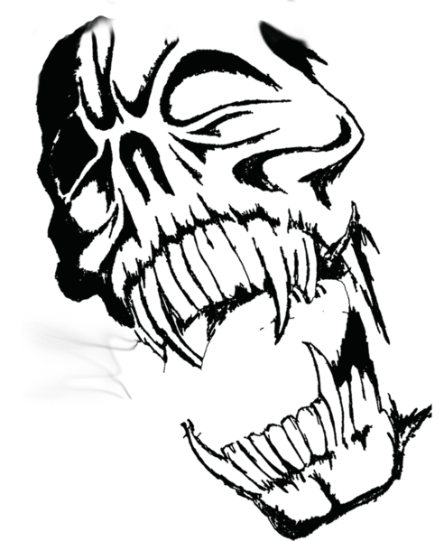 Metallica Black and white Skull Logo - metallica png download - 492*599 ...