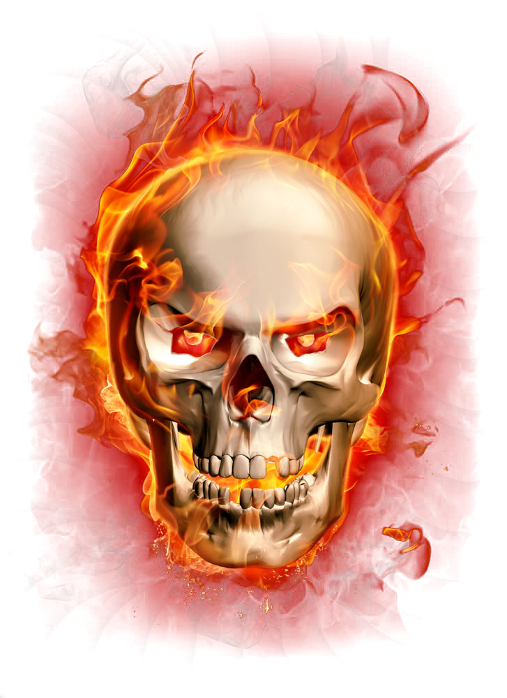 Free Fire Background Png Picsart Flame Skull Skull Flame Red Png ...