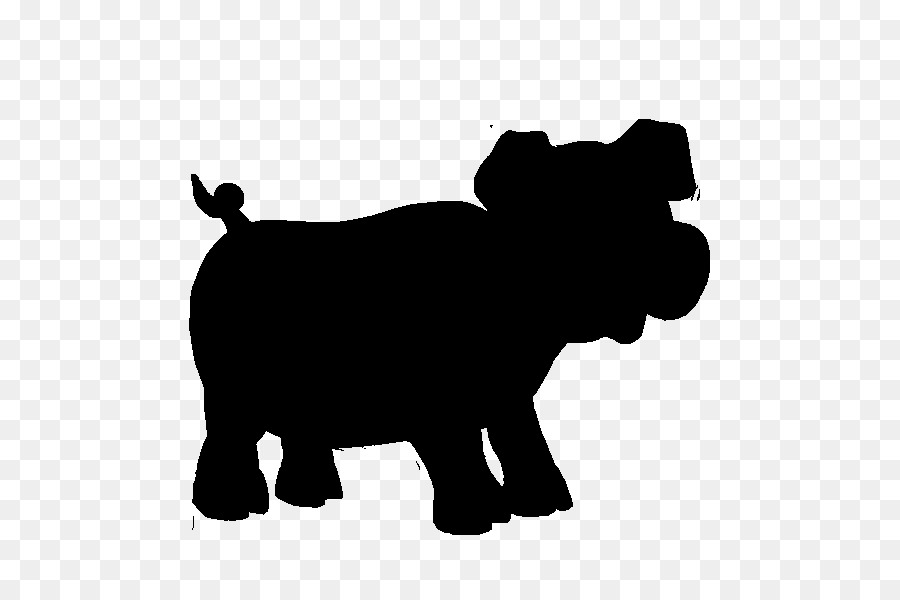 Sticker Hippopotamus Decal Silhouette Dog breed -  png download - 600*600 - Free Transparent Sticker png Download.