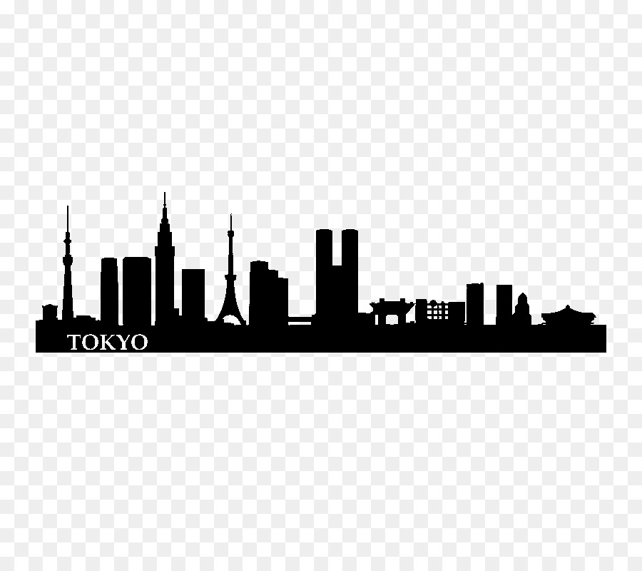 Tokyo Skyline Silhouette - Tokyo City png download - 800*800 - Free Transparent Tokyo png Download.