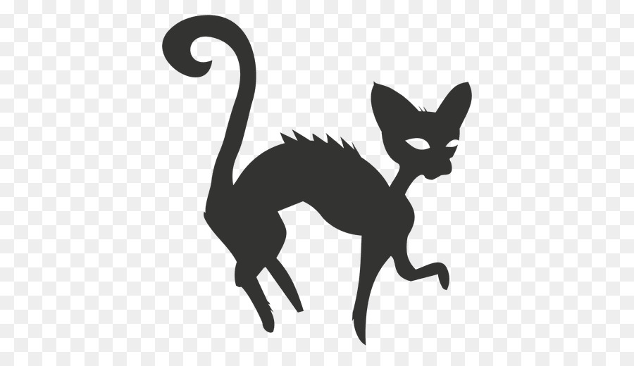 Kitten Whiskers Black cat Silhouette - kitten png download - 512*512 - Free Transparent Kitten png Download.