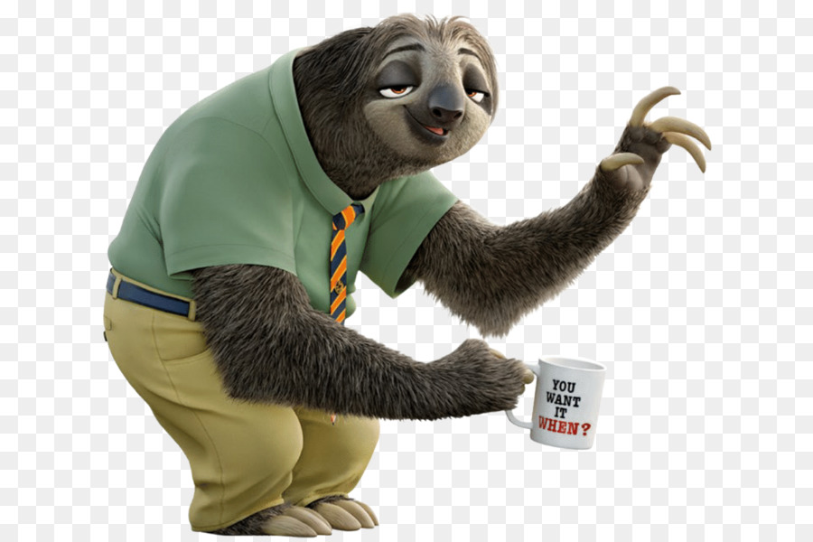 Three-toed sloth Flash Lt. Judy Hopps Nick Wilde - sloths png download - 779*599 - Free Transparent Sloth png Download.