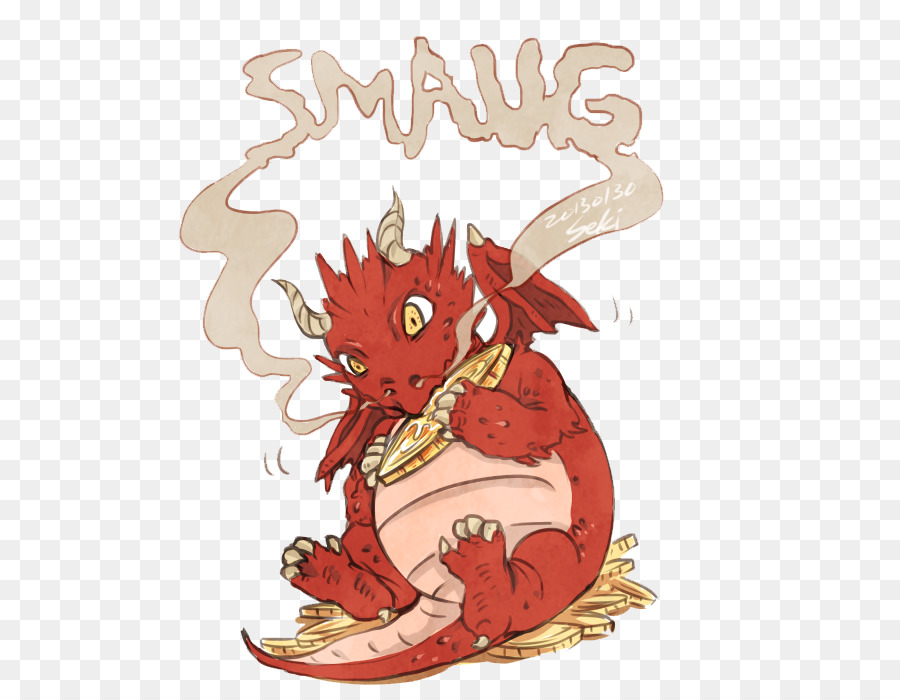 Smaug The Hobbit Bilbo Baggins The Lord of the Rings Dragon - the hobbit png download - 755*700 - Free Transparent Smaug png Download.