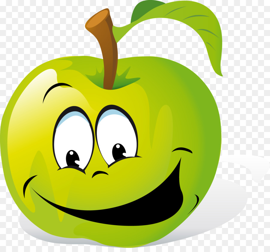 Fruit Smiley Face Clip art - The expression vector apple png download - 1525*1399 - Free Transparent Fruit png Download.