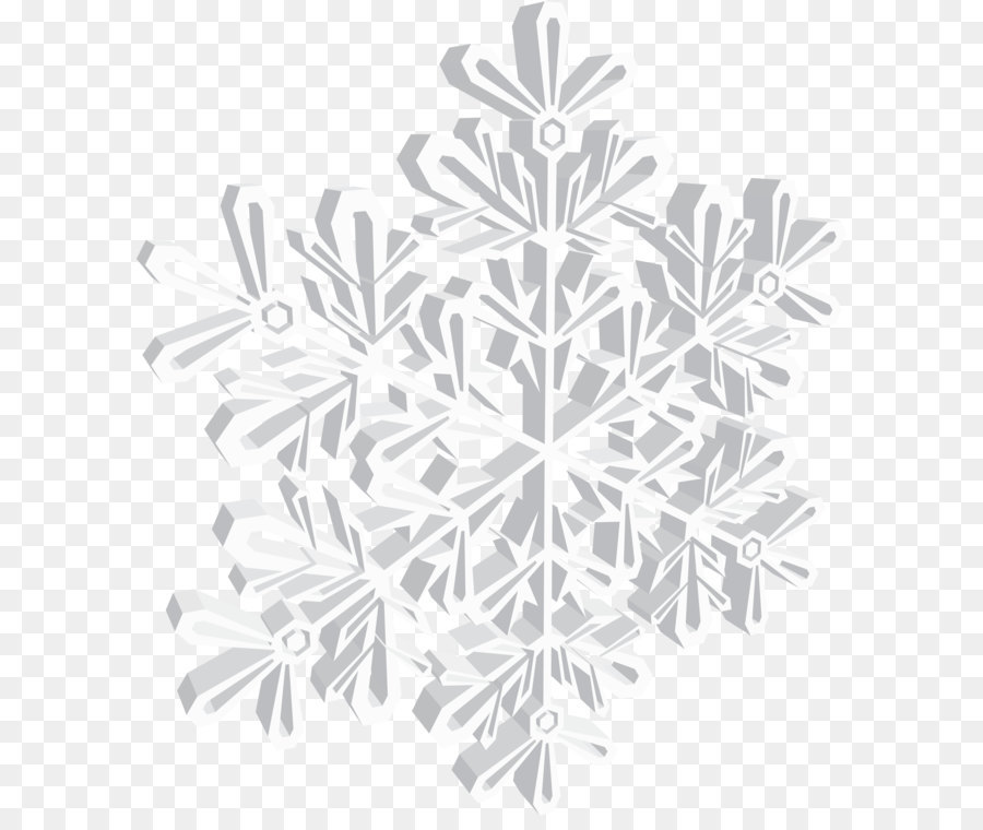 Snowflake Clip art - White 3D Snowflake PNG Clipart Image png download - 5000*5756 - Free Transparent Snowflake png Download.
