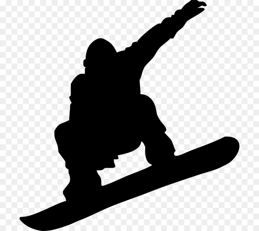 Snowboarding Skiing Silhouette Clip art - snowboard png download - 800*800 - Free Transparent Snowboarding png Download.