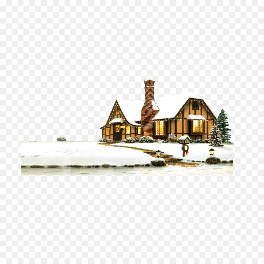 SnowFall Free Painting Christmas Winter - Snow hut png download - 2000*2000 - Free Transparent Snowfall Free png Download.