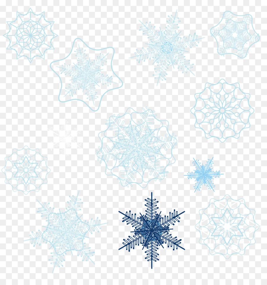 Snowflake Shape - A variety of snowflakes png download - 1270*1335 - Free Transparent Snowflake png Download.