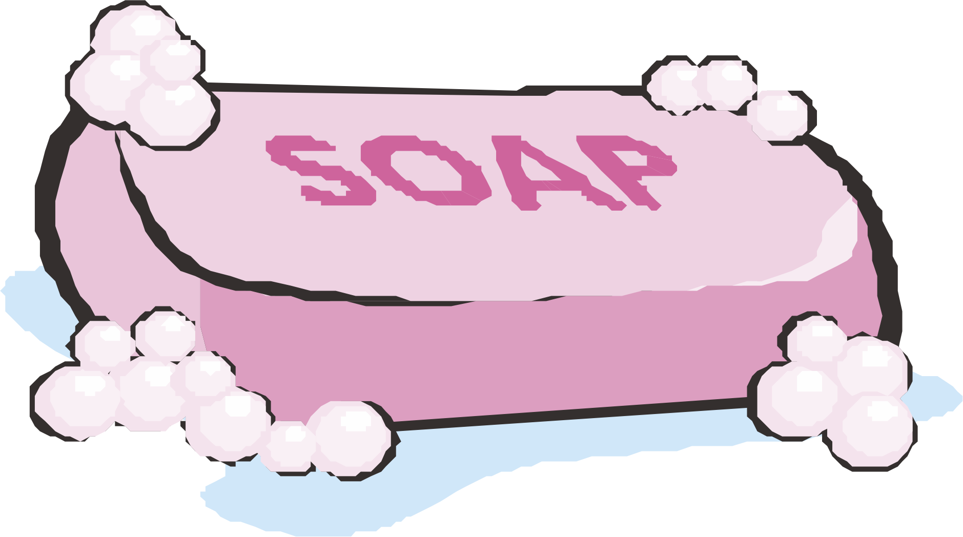 Soap Cartoon Clip Art Vermicelli Soap Png Download 1879 1048 Free ...