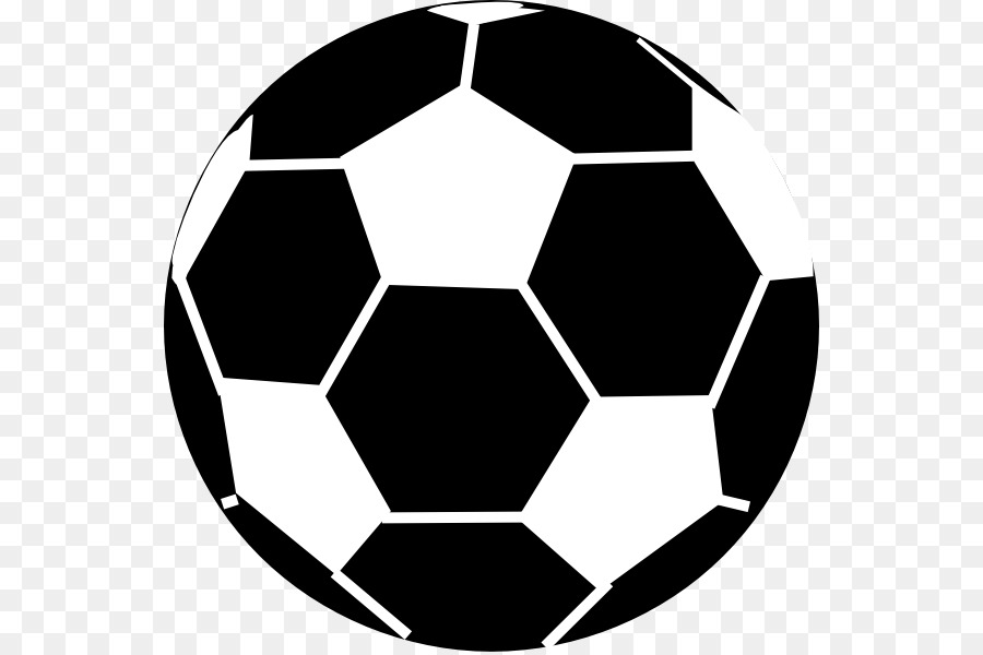Football Black and white Clip art - Vector Soccer Ball png download - 600*597 - Free Transparent Ball png Download.