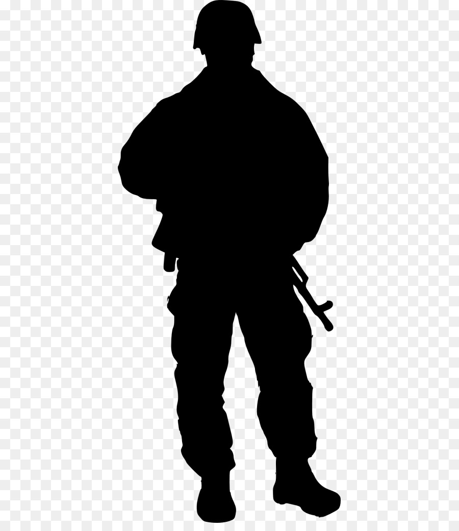 Silhouette Soldier Photography Drawing - Silhouette png download - 437*1024 - Free Transparent Silhouette png Download.