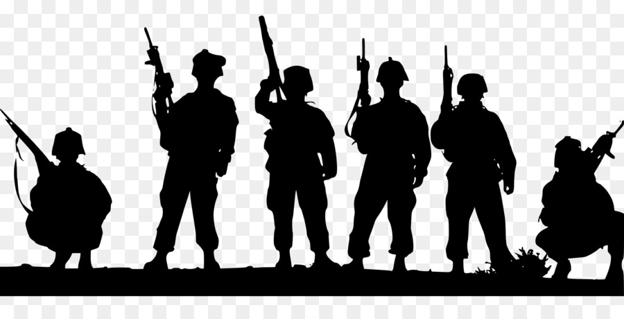 Soldier Military Army Silhouette - raise or enlarge an army png download - 1920*960 - Free Transparent Soldier png Download.