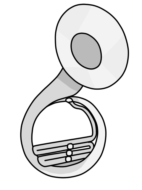 Sousaphone Drawing Mellophone Tuba Clip Art Others Png Download 480