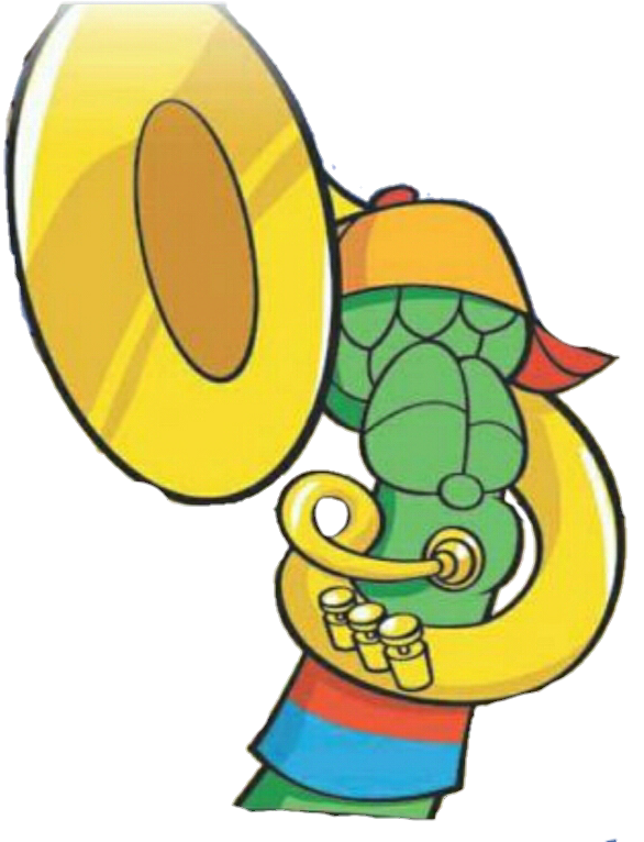 Tuba Junior Asparagus Sousaphone Clip Art Animation Png Download