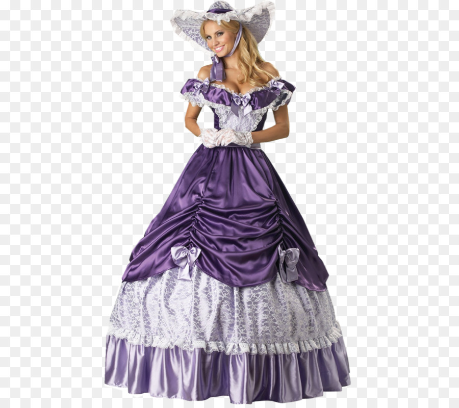 Southern belle Costume Southern United States Dress Gown - dress png download - 492*800 - Free Transparent  png Download.