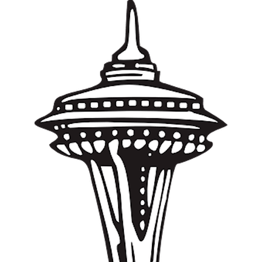 Simple Space Needle Coloring Pages