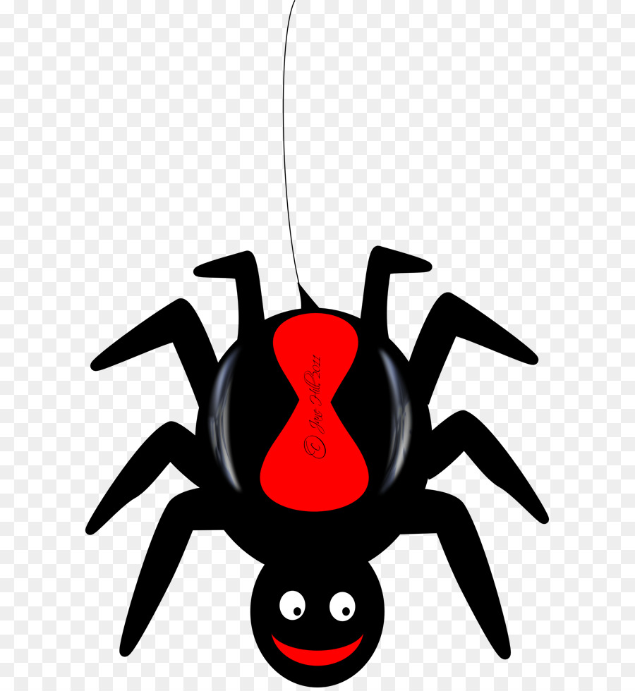 Redback spider Clip art - Jane Cliparts png download - 659*975 - Free Transparent Spider png Download.