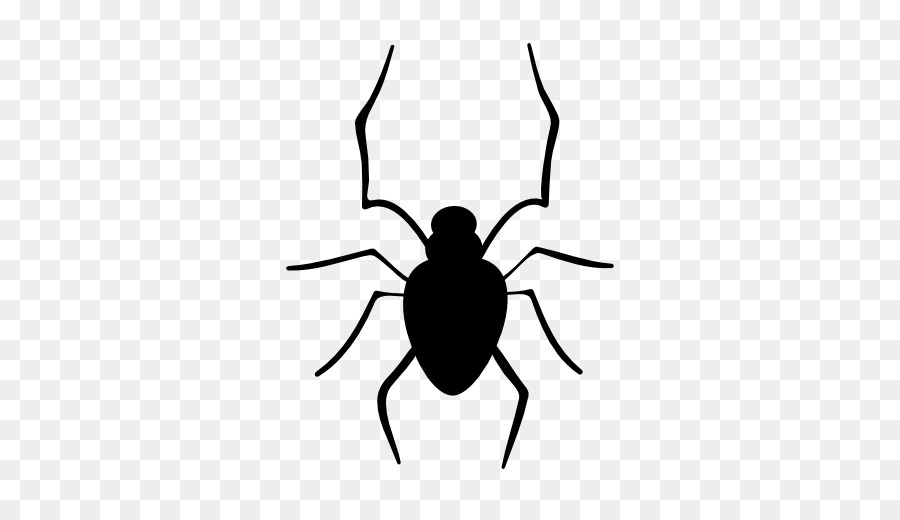 Spider Halloween Drawing - black spider png download - 512*512 - Free Transparent Spider png Download.