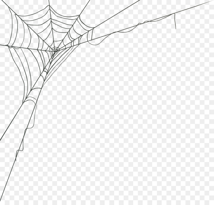 Spider web Clip art - Spider Web Transparent Background png download ...