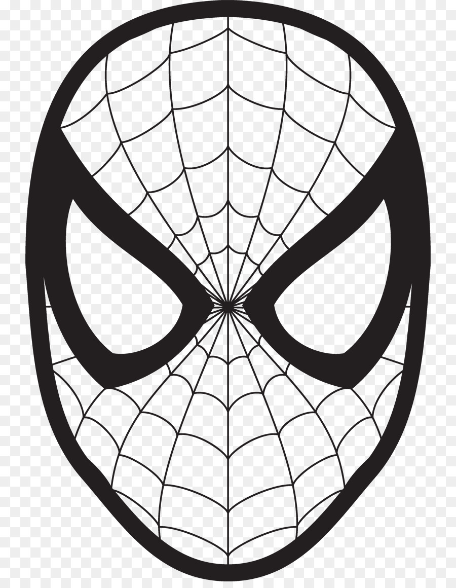 Spider-Man Drawing Face Coloring book Clip art - Spider-Man Mask Cliparts png download - 800*1147 - Free Transparent Spiderman png Download.