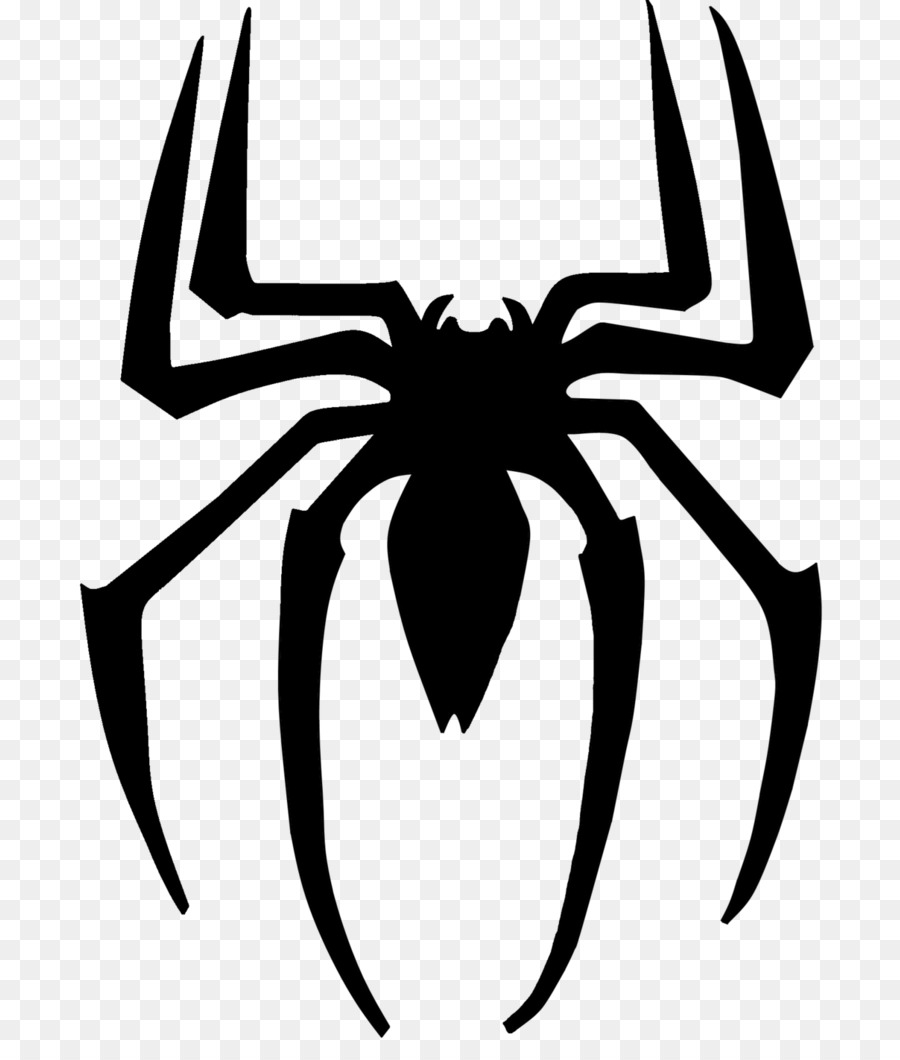 Spider-Man Venom Miles Morales Logo Stencil - venom vector png download - 763*1046 - Free Transparent Spiderman png Download.
